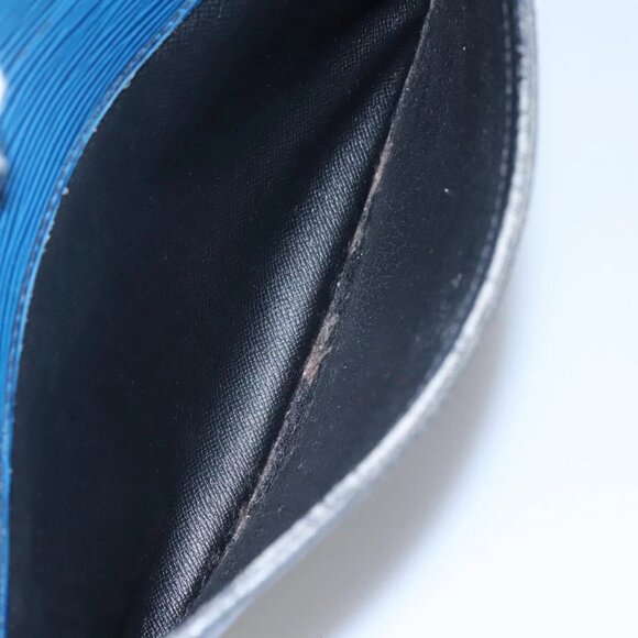 LOUIS VUITTON Epi June Feuille Shoulder Bag Blue M52155 LV Auth ti2813 - Picture 11 of 16